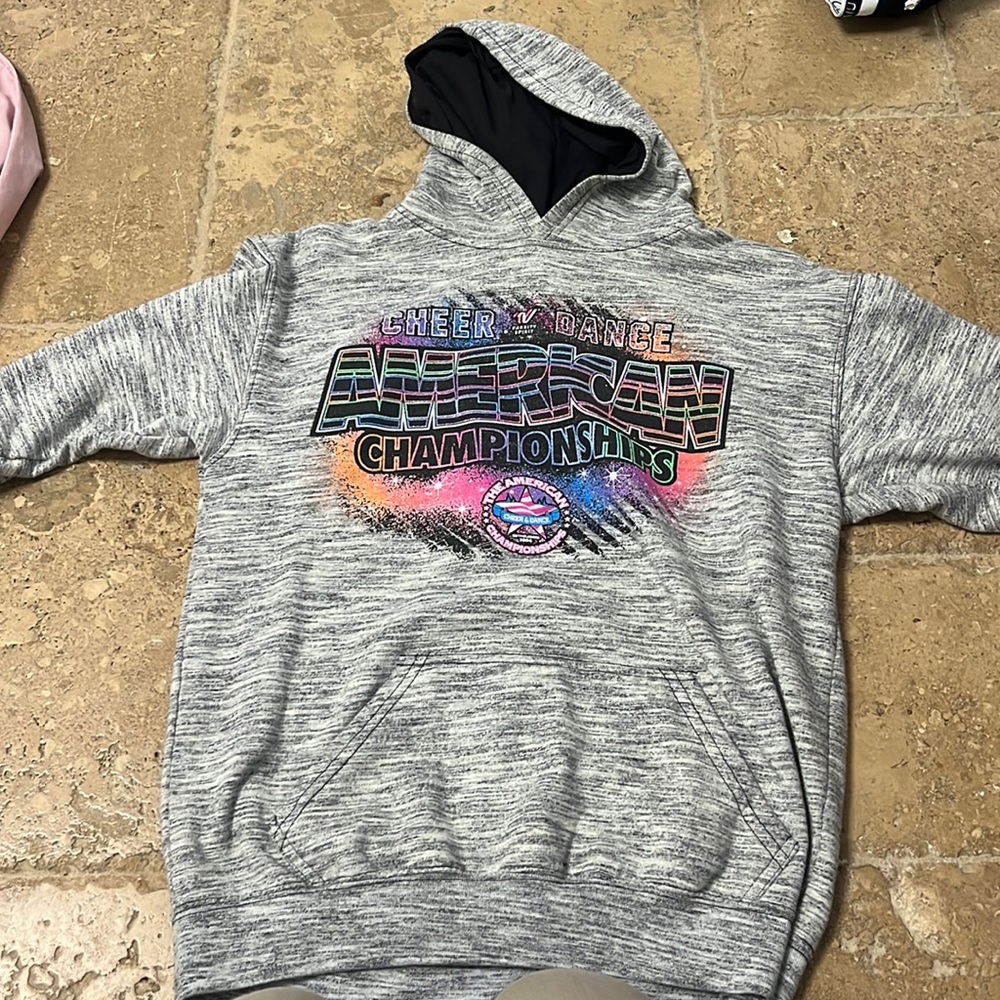 American championships all star cheerleading hoodie in a size small